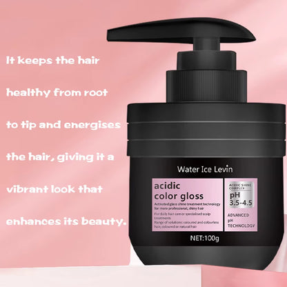 Acid Gloss Hair Mask Acid Gloss Complex Ph 3.5-4.5 Treatment Conditioner Hair Care Essence Nourishing Dry Damage 100G